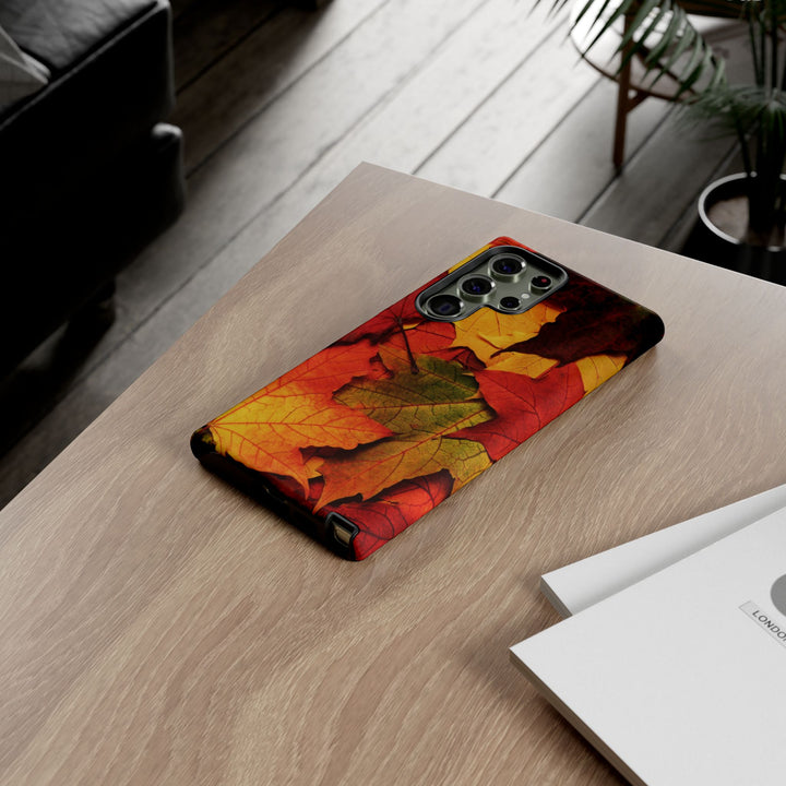 Autumn Fall Leaves Gift Cute Phone Case for, Samsung Galaxy S24, S23, S22, S21, IPhone 16 Case | Iphone 15, Iphone 14, IPhone 13 Case Mom Dad Gift - Studio40ParkLane
