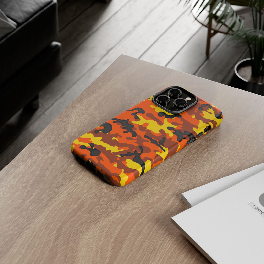 Impact Resistant, Fall camo Camouflage, Cute Phone Cases for Samsung S24, S23, S22, S21, IPhone 15 pro Iphone 14 pro Iphone 13 IPhone 12 Iphone 11 - Studio40ParkLane