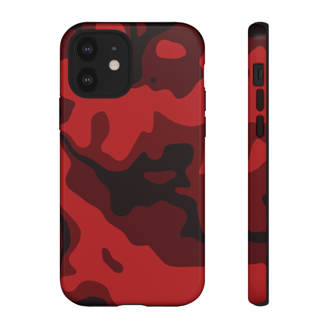 Cool Phone Case | Red Camouflage, For iPhone 15 Case | iPhone 15 Pro Case, Iphone 14 Case, Iphone 14 Pro Max Case, Protective Iphone Case - Studio40ParkLane