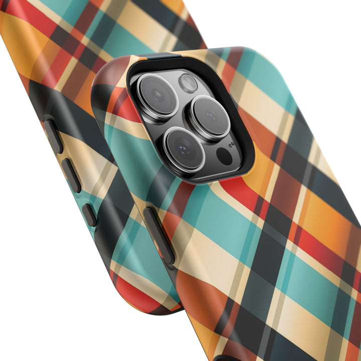 Checkered Plaid Magsafe Gift for Her Cute Phone Case for Iphone, | iPhone 16 | iPhone 15 Pro Max, Iphone 14 Pro Max, 13 12 11 10 9 8 7 - Studio40ParkLane