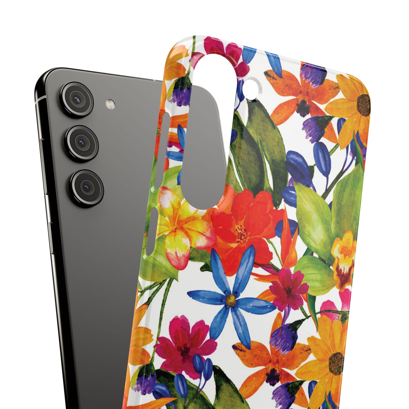 Snap Spring Flowers Cute Phone Cases for Samsung S24, S23, S22, S21, S20, Plus and Ultra, Iphone 16 Pro Max, Iphone 15, 14, 13, 12, 11, 10 - Studio40ParkLane