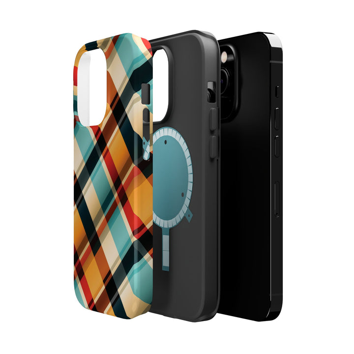 Checkered Plaid Magsafe Gift for Her Cute Phone Case for Iphone, | iPhone 16 | iPhone 15 Pro Max, Iphone 14 Pro Max, 13 12 11 10 9 8 7 - Studio40ParkLane