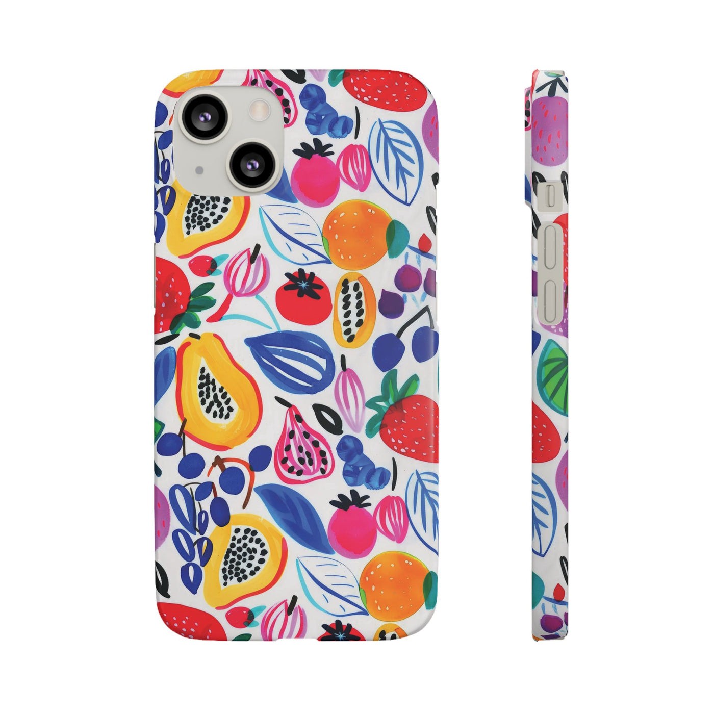 Snap Summer Fruit Gift for Her Cute Phone Cases for Samsung Galaxy S24, S23, S22, S21, S20, Plus, Ultra, Iphone 16, 15, 14, Pro and Max