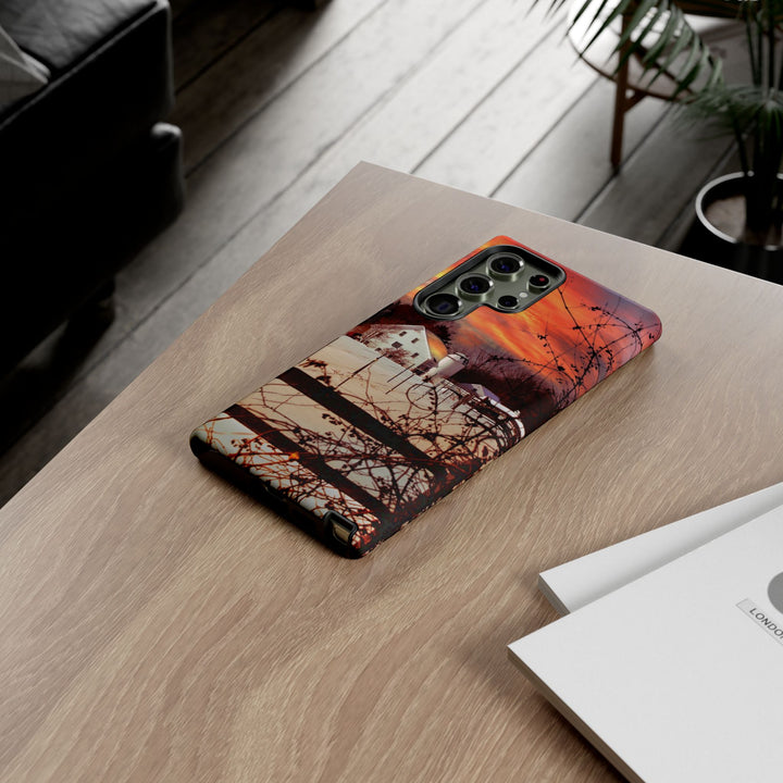 Impact Resistant, Winter Sunset Cute Phone Cases for Samsung S24, S23, S22, S21, IPhone 15 pro Iphone 14 pro Iphone 13 IPhone 12 Iphone 11 - Studio40ParkLane