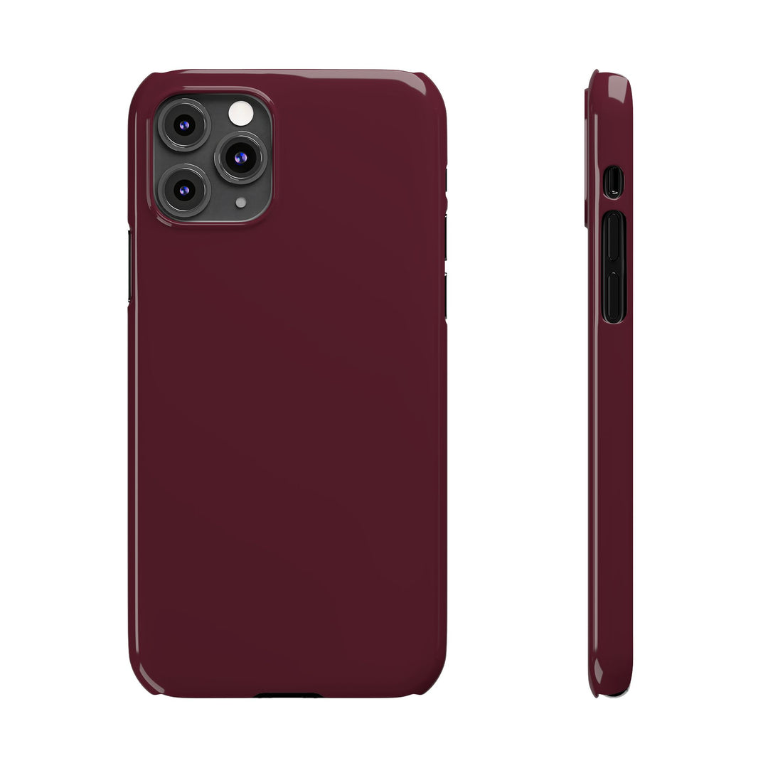 Slim Burgundy Maroon Gift for Her Aesthetic Cute Phone Case for Iphone 16 - | iPhone 15 Pro Max Case | iPhone 14 Case 13 12 11 10 9 8 7 - Studio40ParkLane