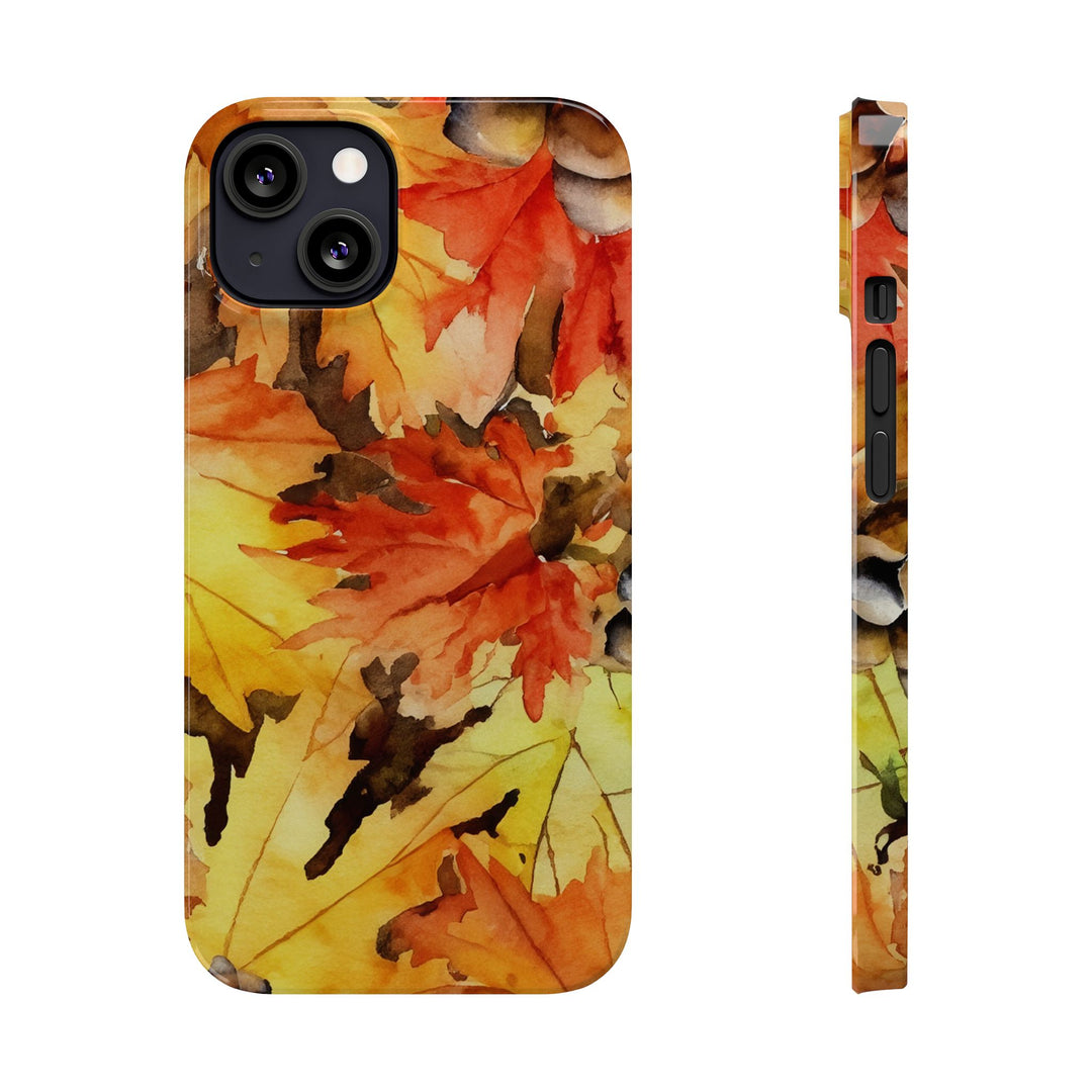 Slim Fall Leaves Slim Cute Phone Cases for Iphone | iPhone 15 Case | iPhone 15 Pro Max Case, Iphone 14, Iphone 14 Pro Max, Iphone 13 - Studio40ParkLane