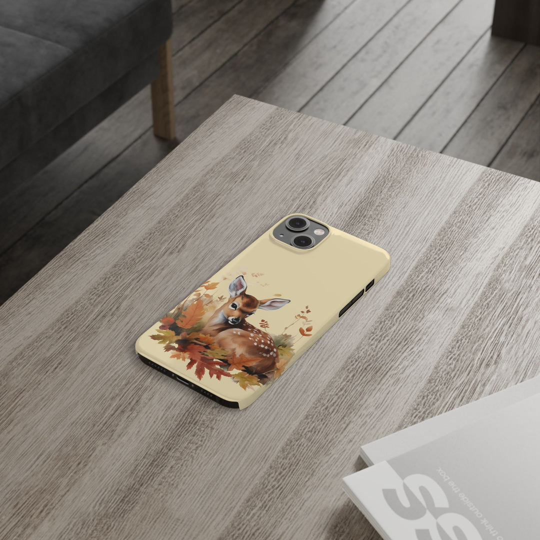 Slim Autumn Fall Deer Gift for Her Cute Phone Cases for Iphone 16 | iPhone 15 Case | iPhone 15 Pro Max Case, Iphone 14, Iphone 14 Pro Max, Iphone 13, Slim - Studio40ParkLane