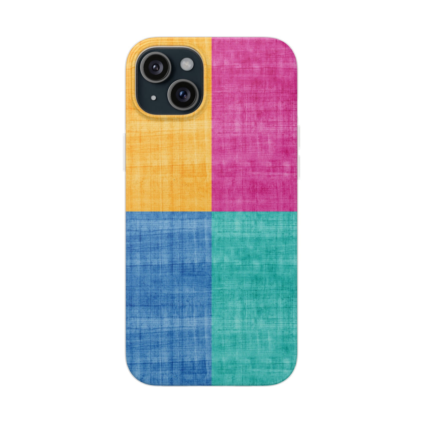 Cute Flexi Phone Cases, Abstract Colored Blocks, Compatible with Samsung Galaxy S23, Samsung S22, Samsung S21, Samsung S20, Galaxy S20 Ultra