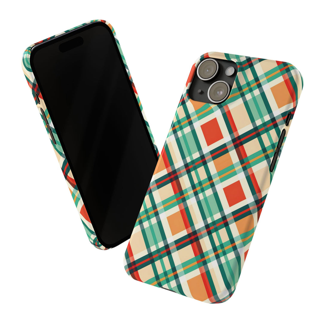 Slim Checkered Plaid Gift for Her Cute Phone Cases for Iphone 16 Pro Max | iPhone 15 Case | iPhone 15 Pro Max Case, Iphone 14, 13, 12, 11, 10, 8, 7 - Studio40ParkLane