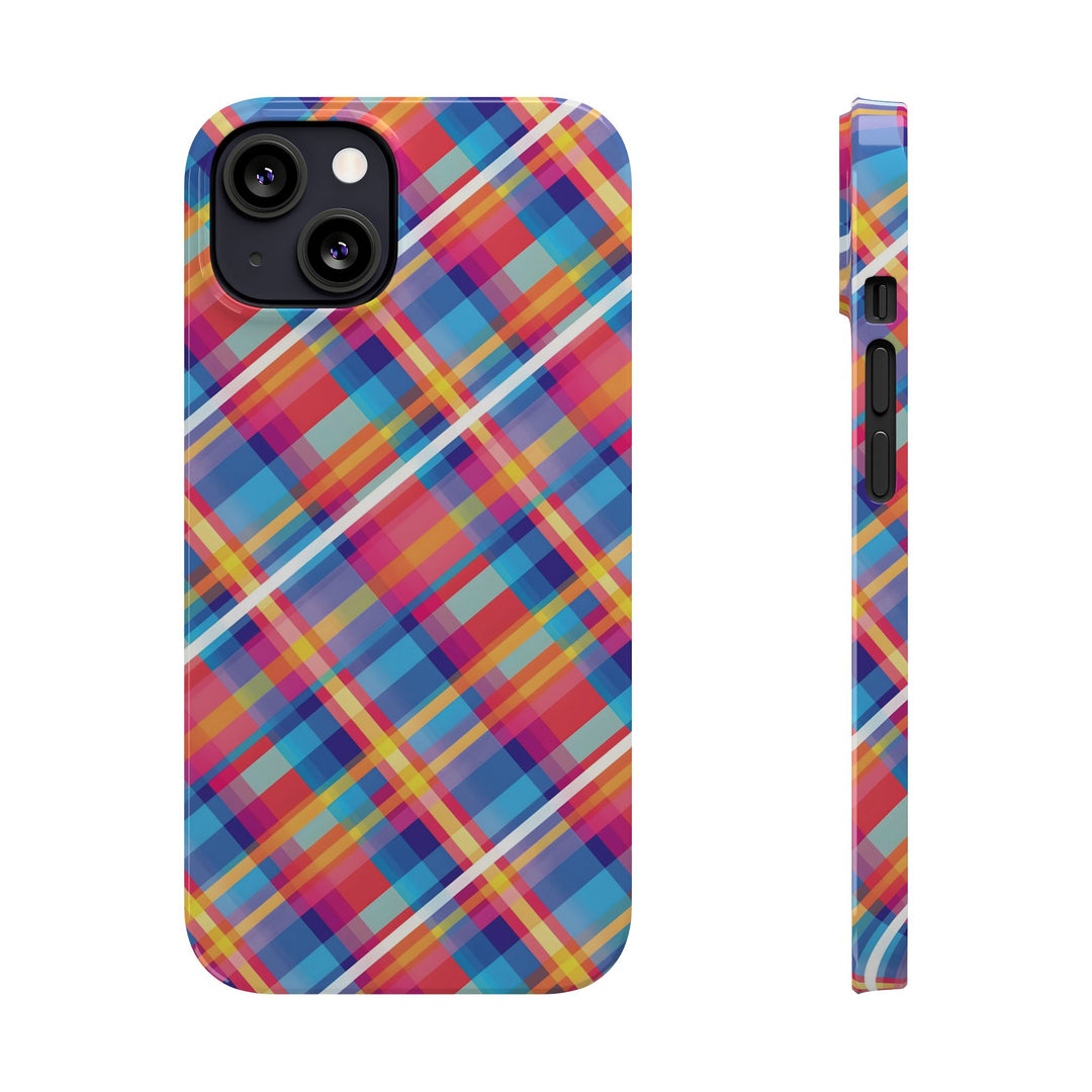 Slim Checkered Plaid Gift for Her Cute Phone Cases for Iphone 16 Pro Max | iPhone 15 Case | iPhone 15 Pro Max Case, Iphone 14, 13, 12, 11, 10, 8, 7 - Studio40ParkLane