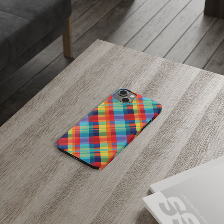 Slim Checkered Plaid Gift for Her Cute Phone Cases for Iphone 16 Pro Max | iPhone 15 Case | iPhone 15 Pro Max Case, Iphone 14, 13, 12, 11, 10, 8, 7 - Studio40ParkLane