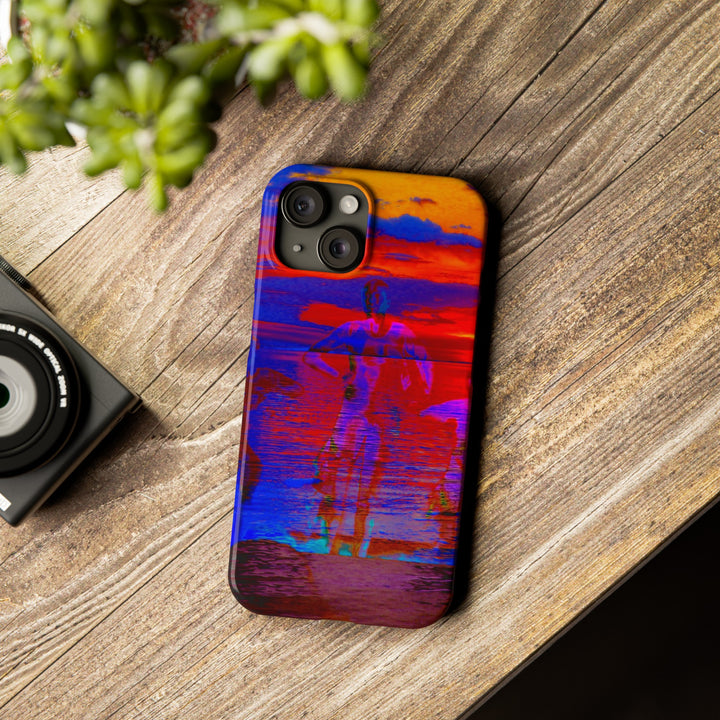 Slim Cute Phone Cases for Iphone | iPhone 15 Case | iPhone 15 Pro Max, Iphone 14 Case, Iphone 14 Pro Max, Iphone 13, Red Blue Sunset - Studio40ParkLane