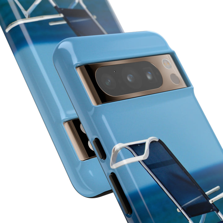 Cute Samsung Case | Cool Iphone Case | Summer Blue Beach Chair, Samsung S24, S23, S22, S21, IPhone 15 Case | Iphone 14 Case, Iphone 13 Case - Studio40ParkLane