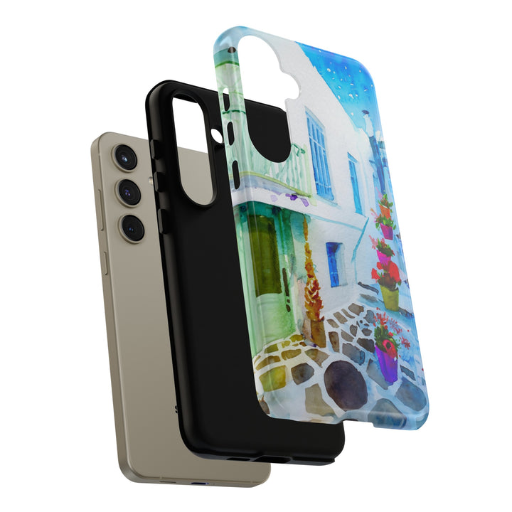Impact Resistant, Greece House, Cute Phone Cases for Samsung S24, S23, S22, S21, IPhone 15 pro Iphone 14 pro Iphone 13 IPhone 12 Iphone 11 - Studio40ParkLane