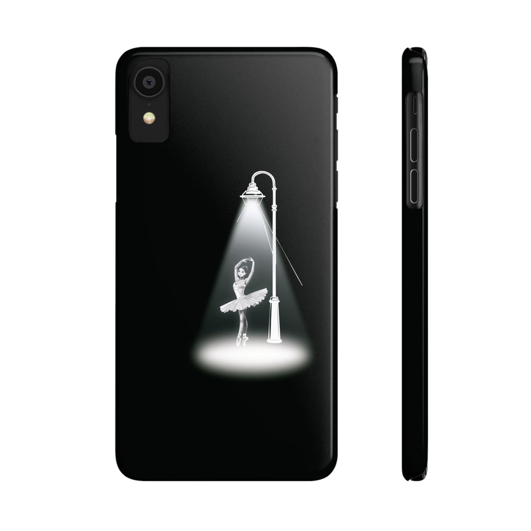 Slim Ballet Dancer Spotlight Gift for Her Cute Phone Cases for Iphone 16 Pro Max | iPhone 15 Case | iPhone 15 Pro Max Case, Iphone 14, 13, 12, 11, 10, 8, 7 - Studio40ParkLane