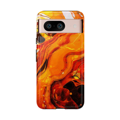 Impact Resistant, Fall Colors Marble, Cute Phone Cases for Samsung S24, S23, S22, S21, IPhone 15 pro Iphone 14 pro Iphone 13 IPhone 12 Iphone 11