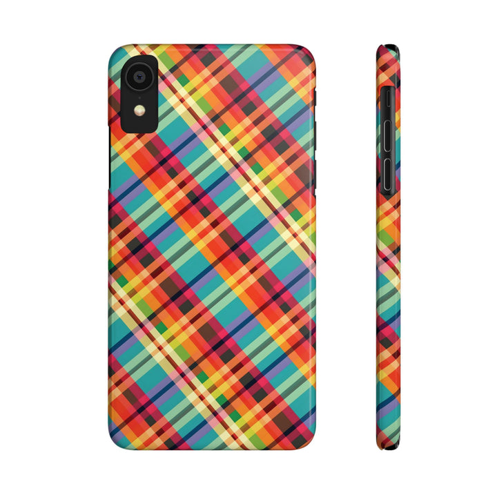 Slim Checkered Plaid Gift for Her Cute Phone Cases for Iphone 16 Pro Max | iPhone 15 Case | iPhone 15 Pro Max Case, Iphone 14, 13, 12, 11, 10, 8, 7 - Studio40ParkLane