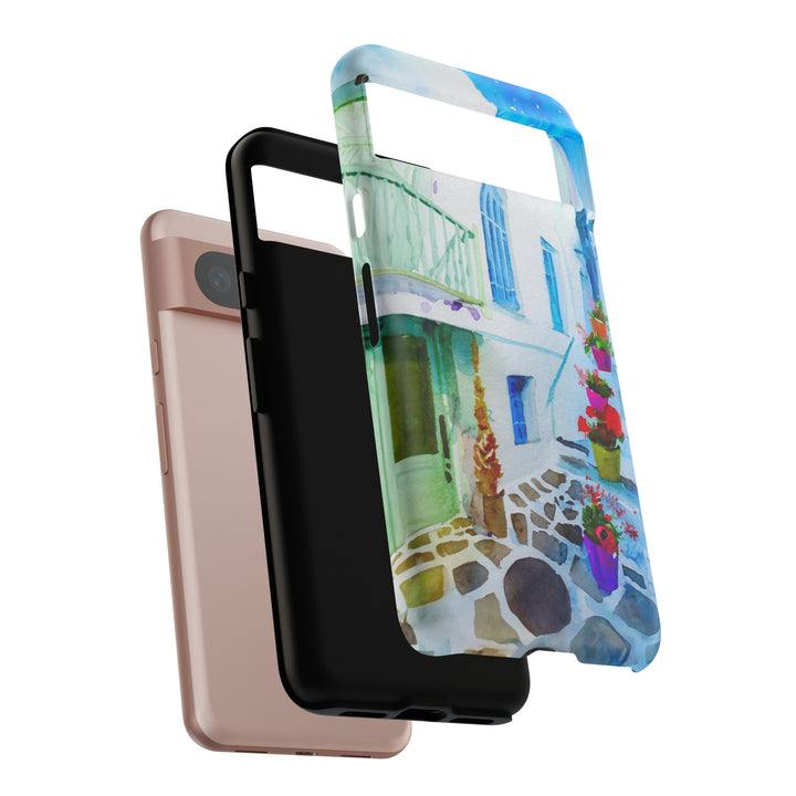 Impact Resistant, Greece House, Cute Phone Cases for Samsung S24, S23, S22, S21, IPhone 15 pro Iphone 14 pro Iphone 13 IPhone 12 Iphone 11 - Studio40ParkLane