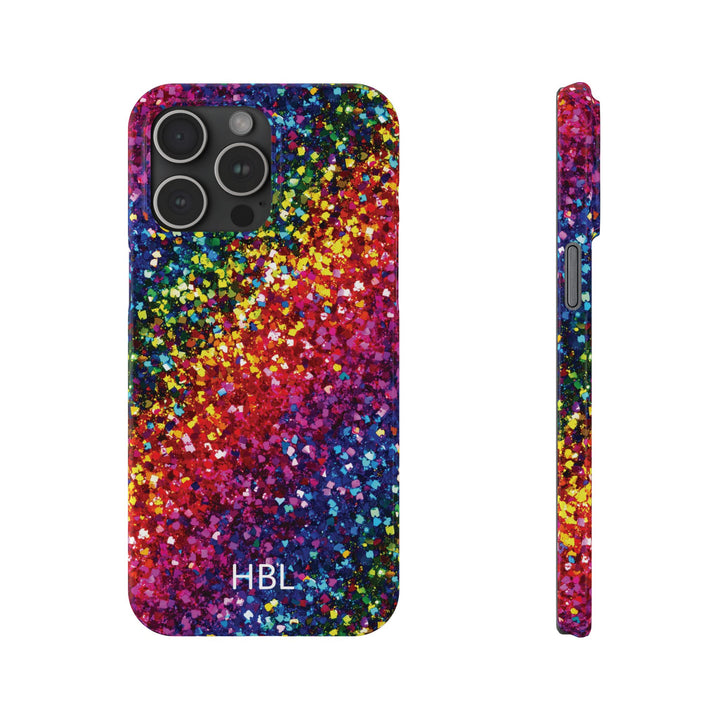 Slim Personalized Slim Muted Faux Play on Glitter Effect Cute Phone Cases for Iphone 16 Pro Max | iPhone 15 Case | iPhone 15 Pro Max Case, Iphone 14, Iphone 14 Pro Max, Iphone 13 12 11 8 7 - Studio40ParkLane