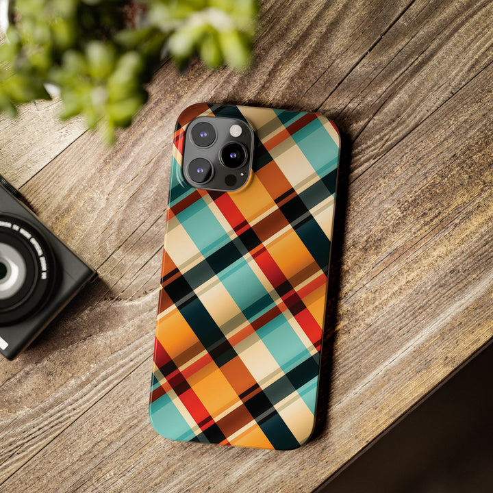 Slim Checkered Plaid Gift for Her Cute Phone Cases for Iphone 16 Pro Max | iPhone 15 Case | iPhone 15 Pro Max Case, Iphone 14, 13, 12, 11, 10, 8, 7 - Studio40ParkLane