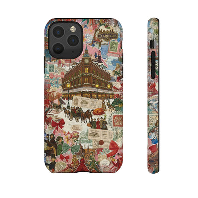 Aesthetic Tough London Coquette Collage Premium Phone Case - For iPhone 17 Pro Max iPhone 16 Pro iPhone 15 Iphone 14 Plus 13 Pro 12 11 10 XR - Studio40ParkLane