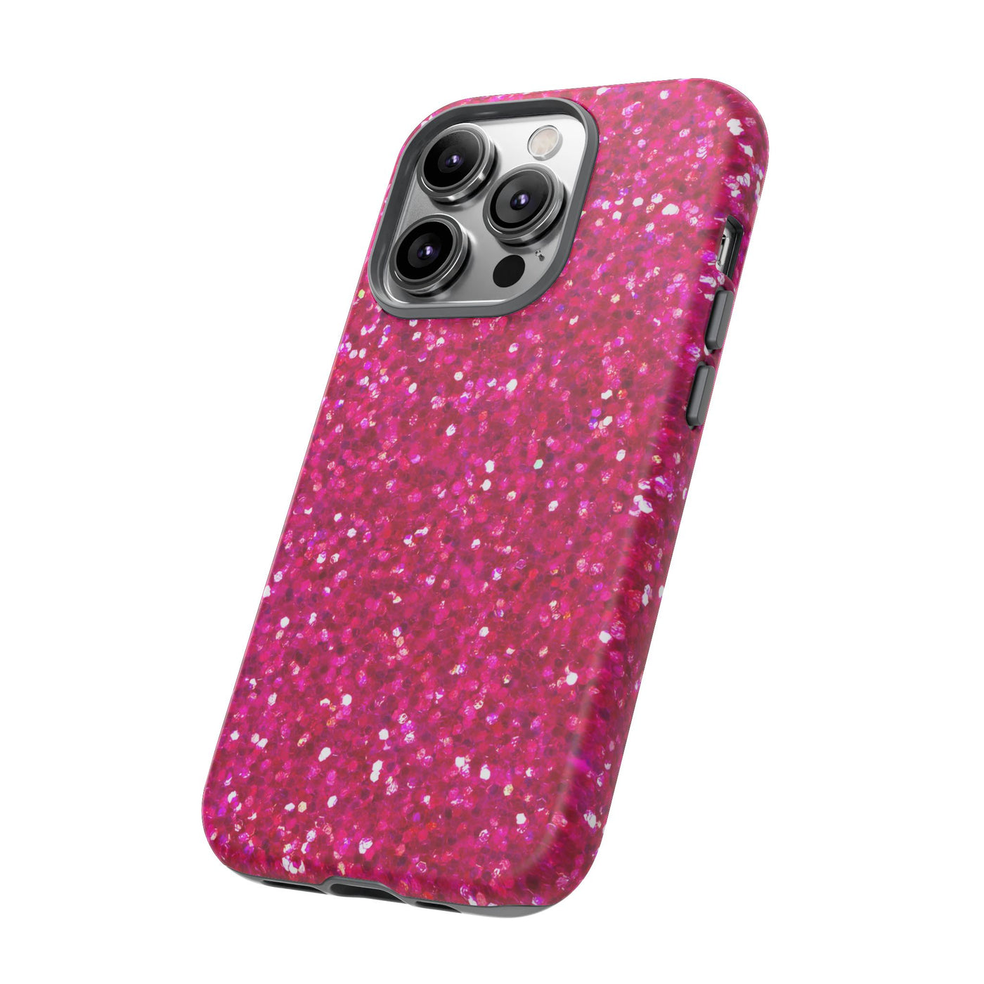 Pink Glitter Cute Phone Case, for IPhone 16 pro Max | Iphone 15, Iphone 14, IPhone 13 Case, 11 8 7, Samsung Galaxy S24, S23, S22, S21, 2 Layer Protection