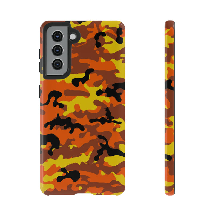 Cool Phone Case | Aesthetic Phone Case | Fall Camo | For Samsung Galaxy S23, S22, S21, S20 | Luxury Double Layer | Cute - Studio40ParkLane