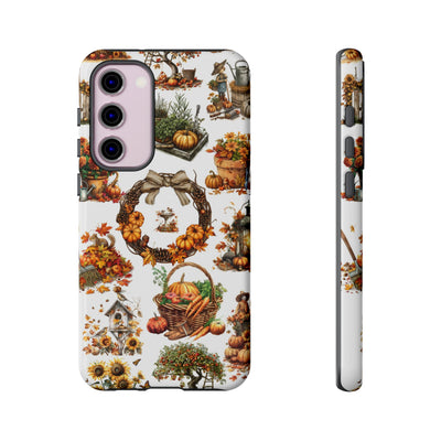 Impact Resistant, Fall Leaves Collage, Cute Phone Cases for Samsung S24, S23, S22, S21, IPhone 15 pro Iphone 14 pro Iphone 13 IPhone 12 Iphone 11