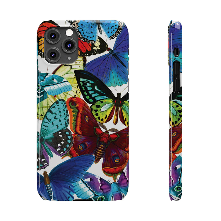Slim Bright Butterflies Gift for Her Cute Phone Cases for Iphone 16 Pro Max | iPhone 15 Case | iPhone 15 Pro Max Case, Iphone 14, Iphone 14 Pro Max, Iphone 13 12 11 8 7 - Studio40ParkLane