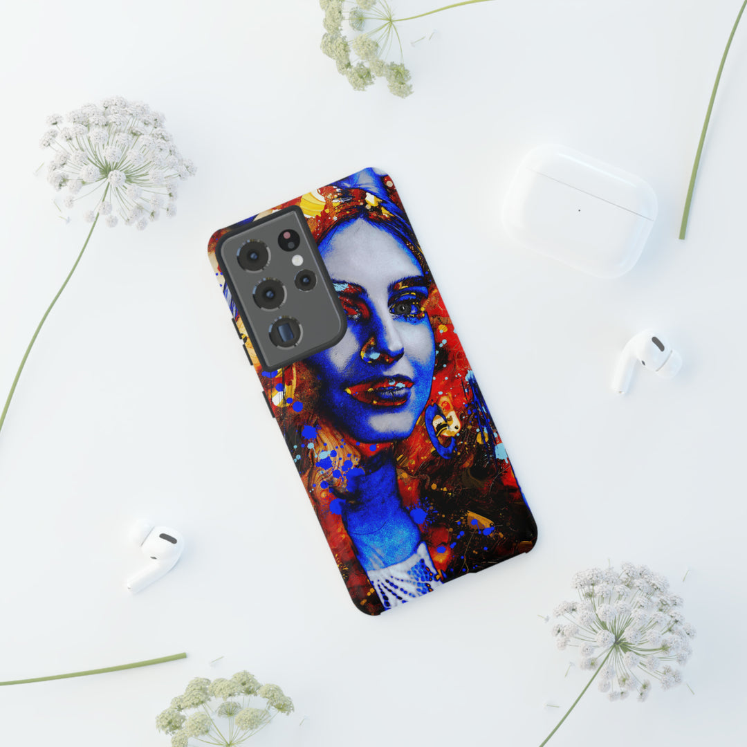 Cute Samsung Phone Case | Aesthetic Samsung Phone Case | Galaxy S23, S22, S21, S20 | Marble Splash Face, Protective Phone Case - Studio40ParkLane