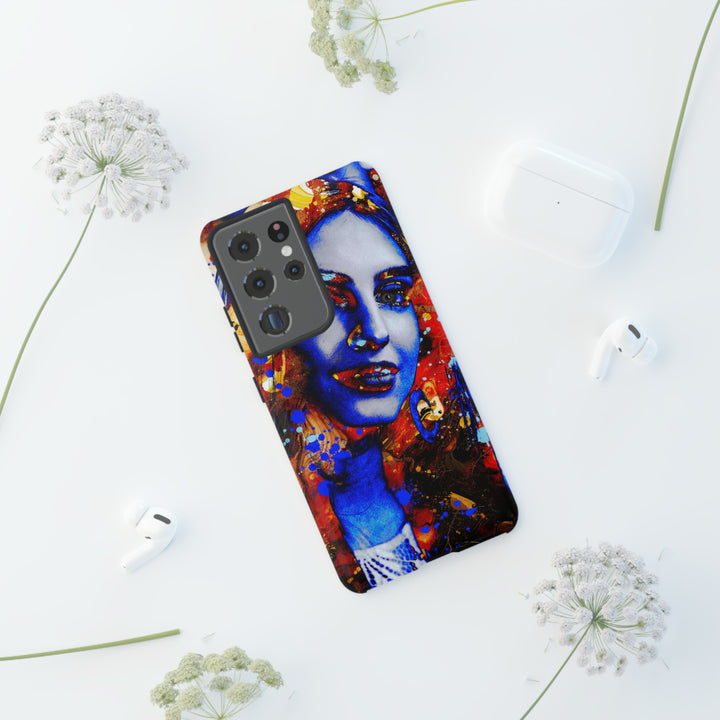 Cute Samsung Phone Case | Aesthetic Samsung Phone Case | Galaxy S23, S22, S21, S20 | Marble Splash Face, Protective Phone Case - Studio40ParkLane