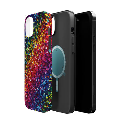 Non Glitter Color Composition Magsafe Cute Phone Case for Iphone Gift for Her,  | iPhone 15 Case | iPhone 15 Pro Max Case, Iphone 14, Iphone 14 Pro Max, Iphone 13, Iphone 16