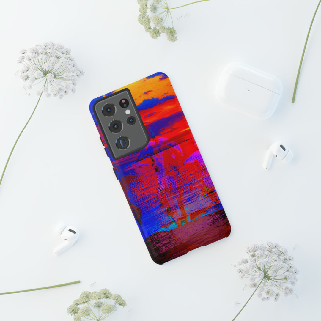 Cute Samsung Phone Case | Aesthetic Samsung Phone Case | Dance Sunset Colorful | Galaxy S23, S22, S21, S20 | Luxury Double Layer | Cool - Studio40ParkLane