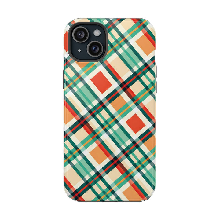 Checkered Plaid Magsafe Gift for Her Cute Phone Case for Iphone, | iPhone 16 | iPhone 15 Pro Max, Iphone 14 Pro Max, 13 12 11 10 9 8 7 - Studio40ParkLane