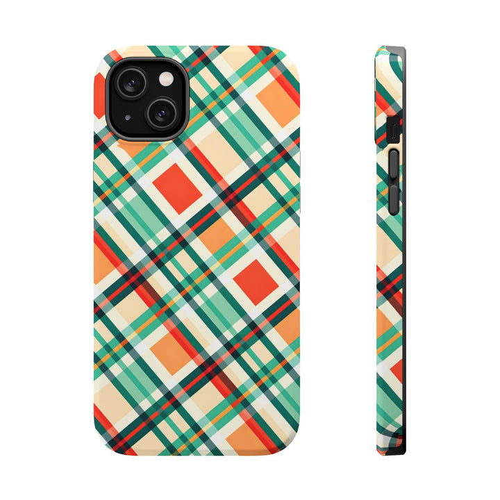Checkered Plaid Magsafe Gift for Her Cute Phone Case for Iphone, | iPhone 16 | iPhone 15 Pro Max, Iphone 14 Pro Max, 13 12 11 10 9 8 7 - Studio40ParkLane