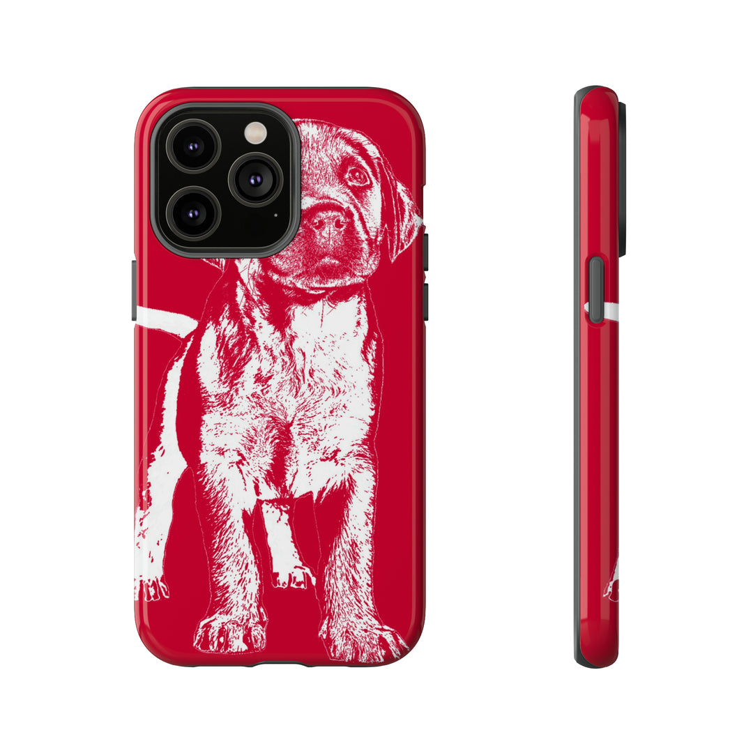 Cute IPhone Case | iPhone 15 Case | iPhone 15 Pro Max Case, Iphone 14 Case, Iphone 14 Pro Max Case IPhone Case for Dog Lovers, Puppy Dog Red - Studio40ParkLane