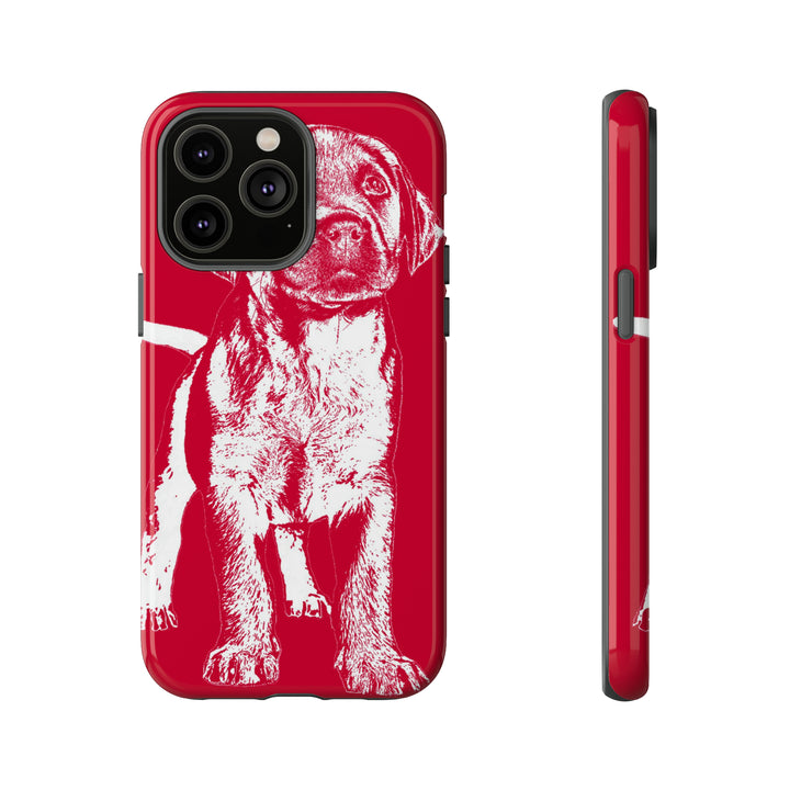 Cute IPhone Case | iPhone 15 Case | iPhone 15 Pro Max Case, Iphone 14 Case, Iphone 14 Pro Max Case IPhone Case for Dog Lovers, Puppy Dog Red - Studio40ParkLane