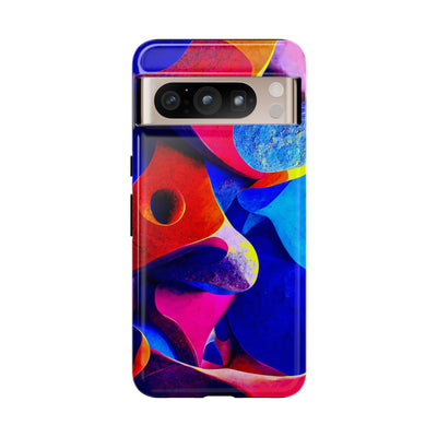 Impact Resistant, Abstract Shapes, Cute Phone Cases for Samsung S24, S23, S22, S21, IPhone 15 pro Iphone 14 pro Iphone 13 IPhone 12 Iphone 11