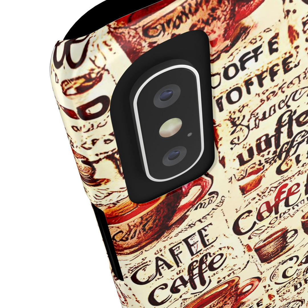 Slim Cute Phone Cases for Iphone - | iPhone 15 Case | iPhone 15 Pro Max Case, Iphone 14 Case, Iphone 14 Pro Max, Iphone 13, Paris Coffee Cup - Studio40ParkLane