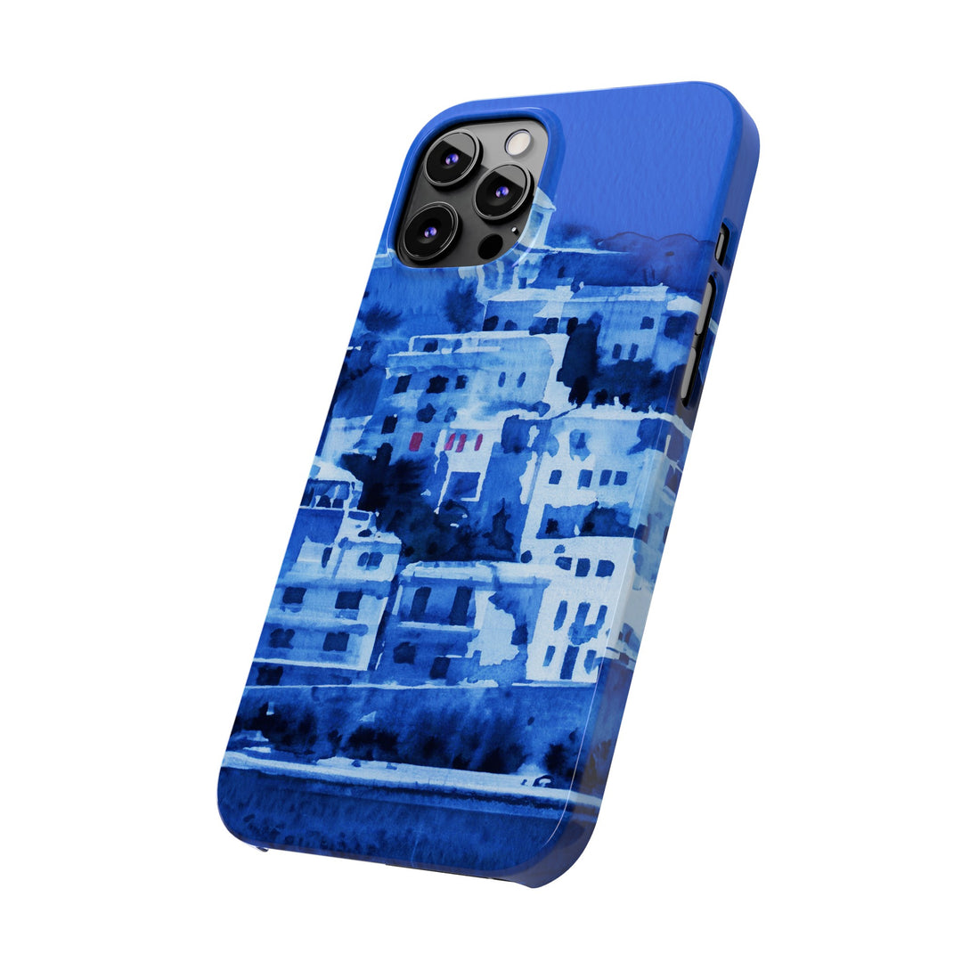 Slim Cute Phone Cases for Iphone | iPhone 15 Case | iPhone 15 Pro Max Case, Iphone 14, Iphone 14 Pro Max, Iphone 13, Greek Island Blue - Studio40ParkLane