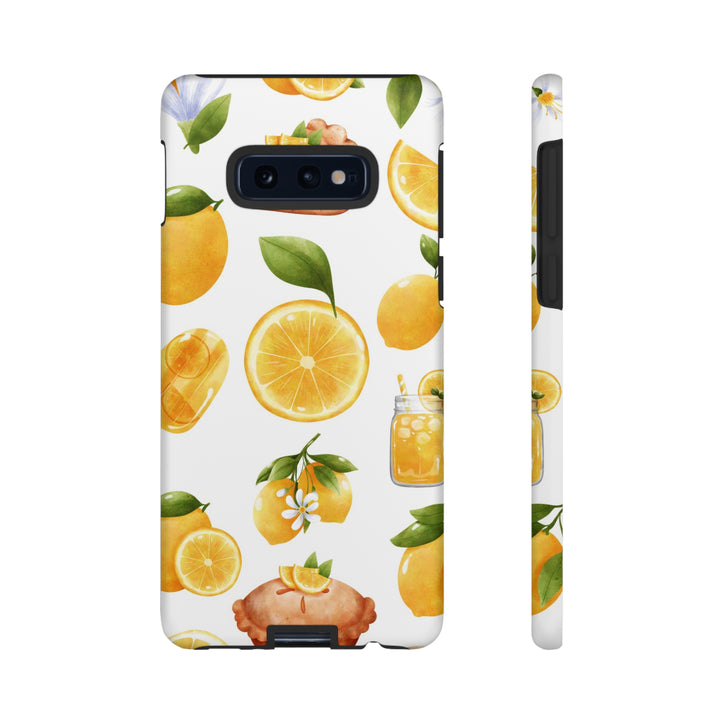 Cute Samsung Phone Case | Aesthetic Samsung Phone Case | Galaxy S23, S22, S21, S20 | Summer Fruit Lemons, Protective Phone Case - Studio40ParkLane