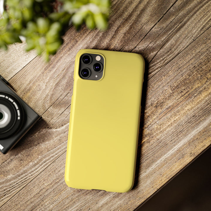 Slim Light Yellow Gift for Her Aesthetic Cute Phone Case for Iphone 16 - | iPhone 15 Pro Max Case | iPhone 14 Case 13 12 11 10 9 8 7 - Studio40ParkLane
