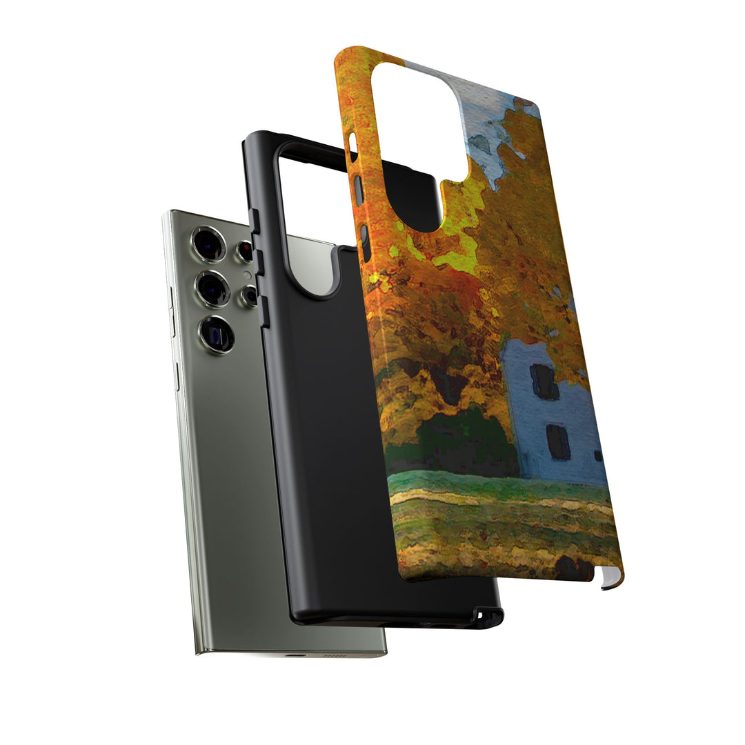 Impact Resistant, Fall Leaves Watercolor, Cute Phone Cases for Samsung S24, S23, S22, S21, IPhone 15 pro Iphone 14 pro Iphone 13 IPhone 12 Iphone 11 - Studio40ParkLane