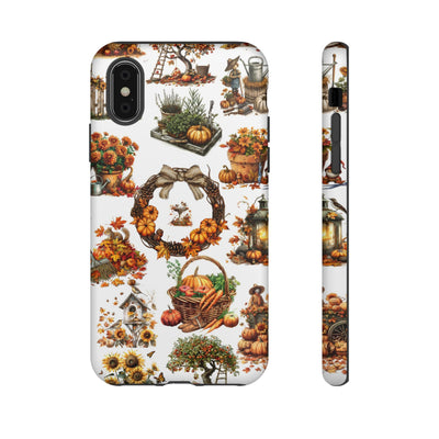 Impact Resistant, Fall Leaves Collage, Cute Phone Cases for Samsung S24, S23, S22, S21, IPhone 15 pro Iphone 14 pro Iphone 13 IPhone 12 Iphone 11