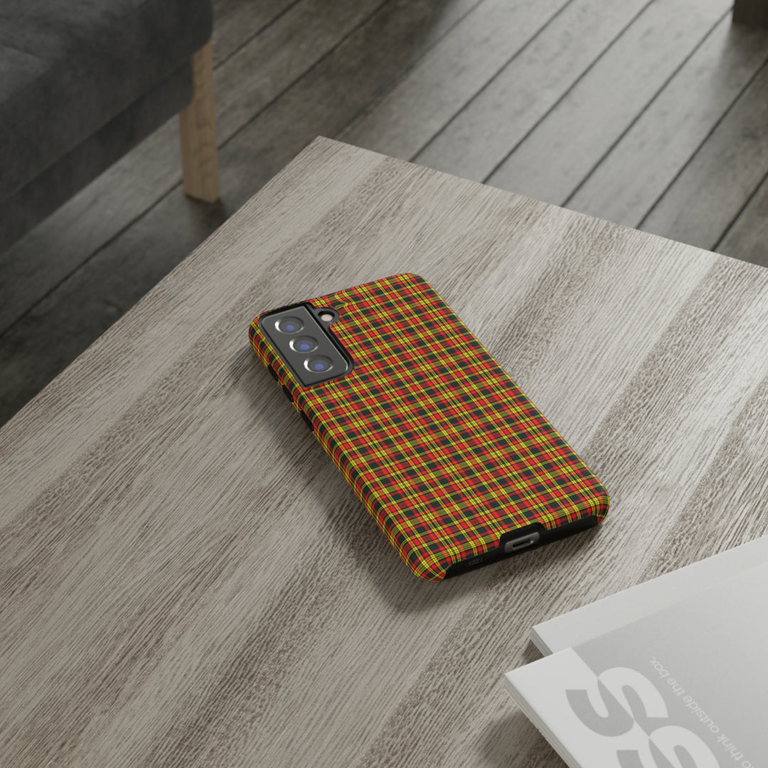 Samsung Galaxy Phone Case | Galaxy S23, S22, S21, S20 | Luxury Case Double Layered | Impact Resistant | Fashionable - Tartan Buchanan - Studio40ParkLane