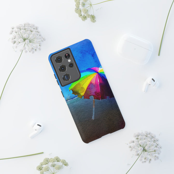 Cute Samsung Case | Cool Iphone Case | Summer Colorful Beach Parasol, Samsung S24, S23, S22, S21, IPhone 15 Case | Iphone 14 Case, Iphone 13 Case - Studio40ParkLane