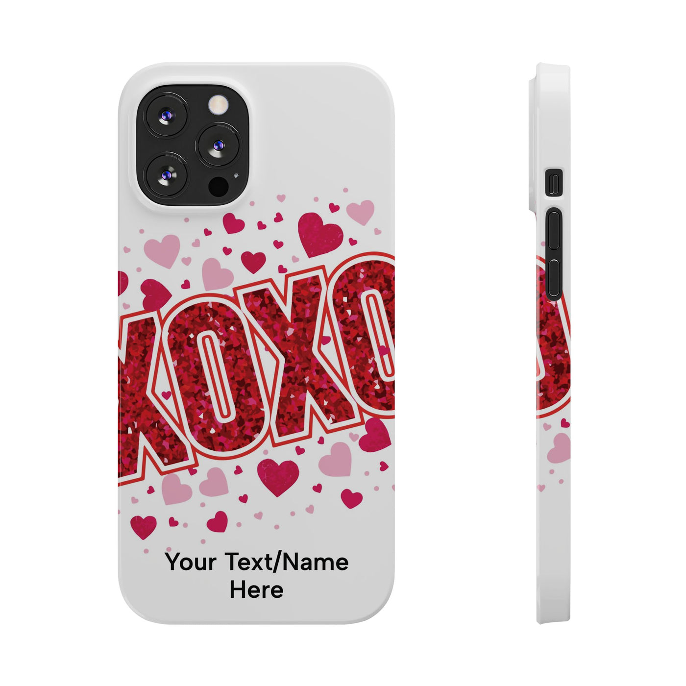 Slim Custom Personalized Valentine Love Gift for Her Cute Phone Cases for Iphone 16 Pro Max | iPhone 15 Case | iPhone 15 Pro Max Case, Iphone 14, 13, 12, 11, 10, 8, 7