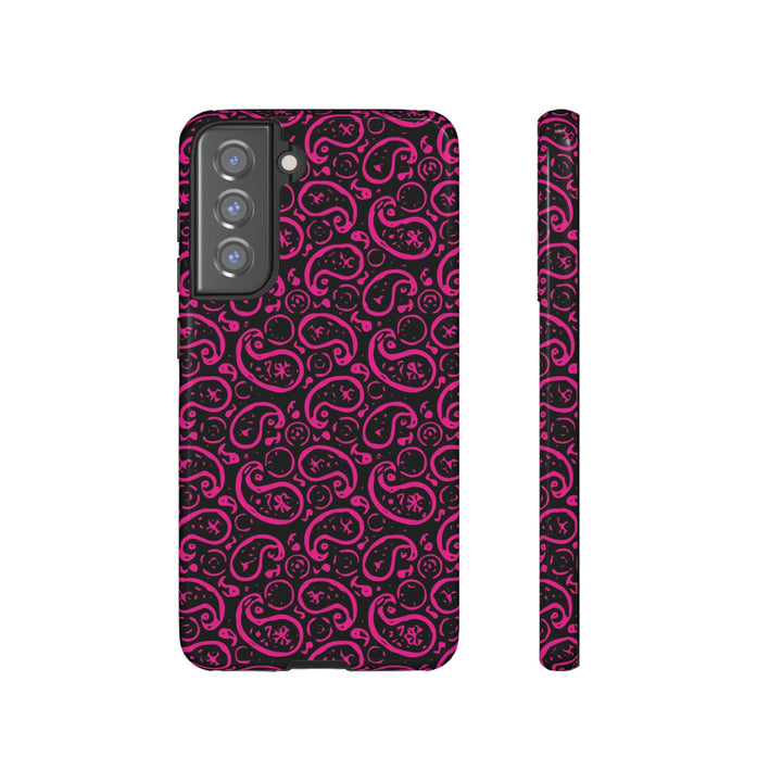 Samsung Galaxy Phone Case | Galaxy S23, S22, S21, S20 | Luxury Case Double Layered | Impact Resistant | Fashionable - Paisley 3 - Studio40ParkLane