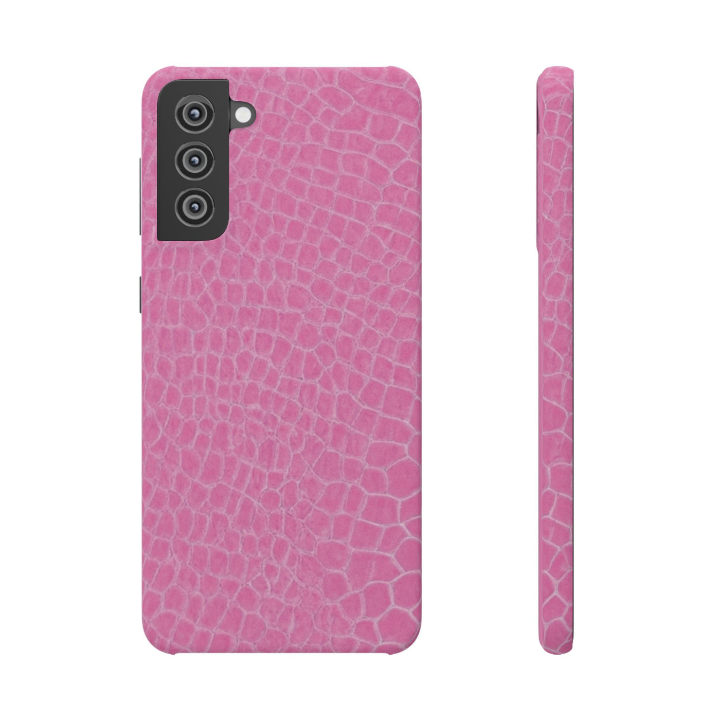 Snap Non Leather Pink Color Pattern Gift for Her Cute Phone Cases for Samsung Galaxy S24, S23, S22, S21, S20, Plus, Ultra, Iphone 16, 15, 14, Pro and Max - Studio40ParkLane
