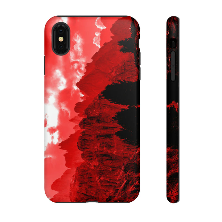 Cute IPhone Case | iPhone 15 Case | iPhone 15 Pro Max Case, Iphone 14 Case, Iphone 14 Pro Max Case IPhone Case for Art Lovers - Red Mountains - Studio40ParkLane